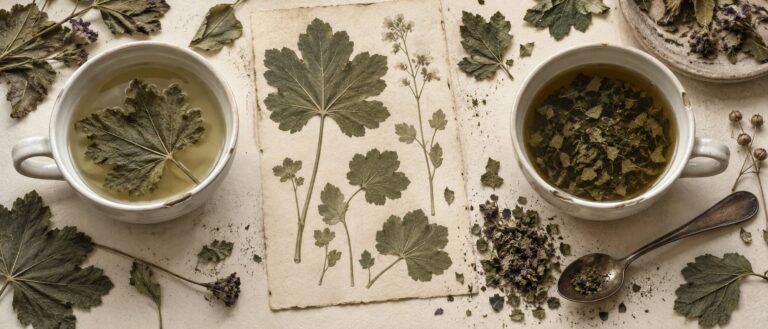 Malva: foglia intera o spezzata, la differenza in tazza