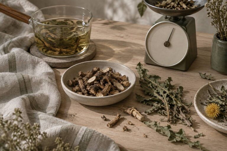 Tarassaco: radice e foglia, due preparazioni distinte