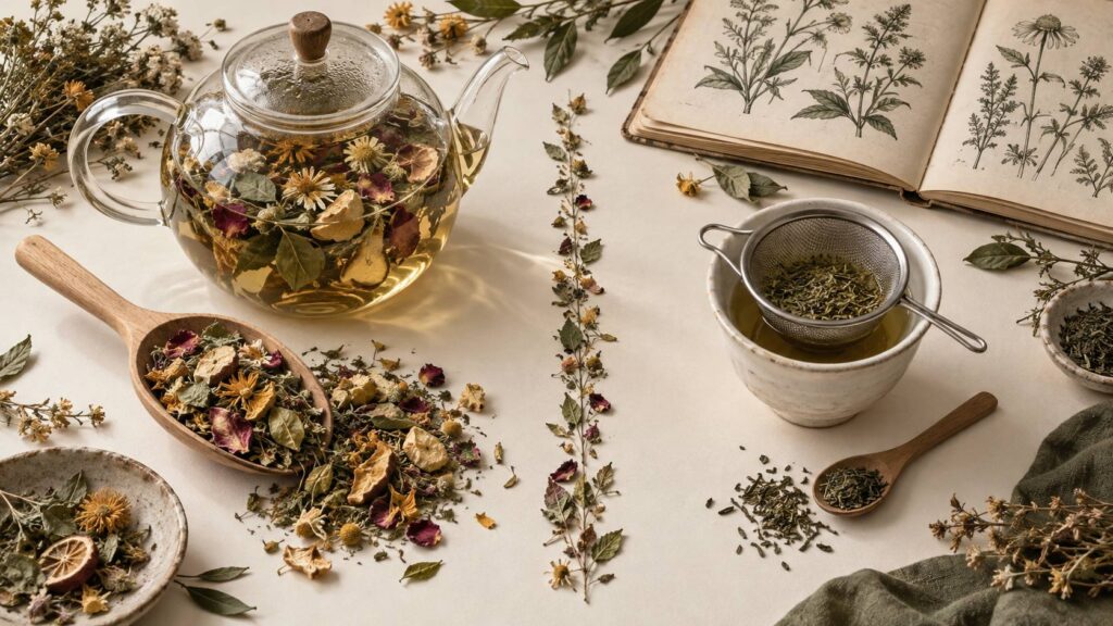 Illustration éditoriale du sujet : Taglio tisana e taglio tè: cosa cambia nell'infusione