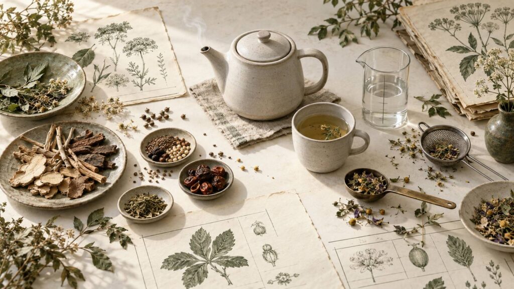 Illustration éditoriale du sujet : Temperatura dell'acqua per infuso: la tabella pratica